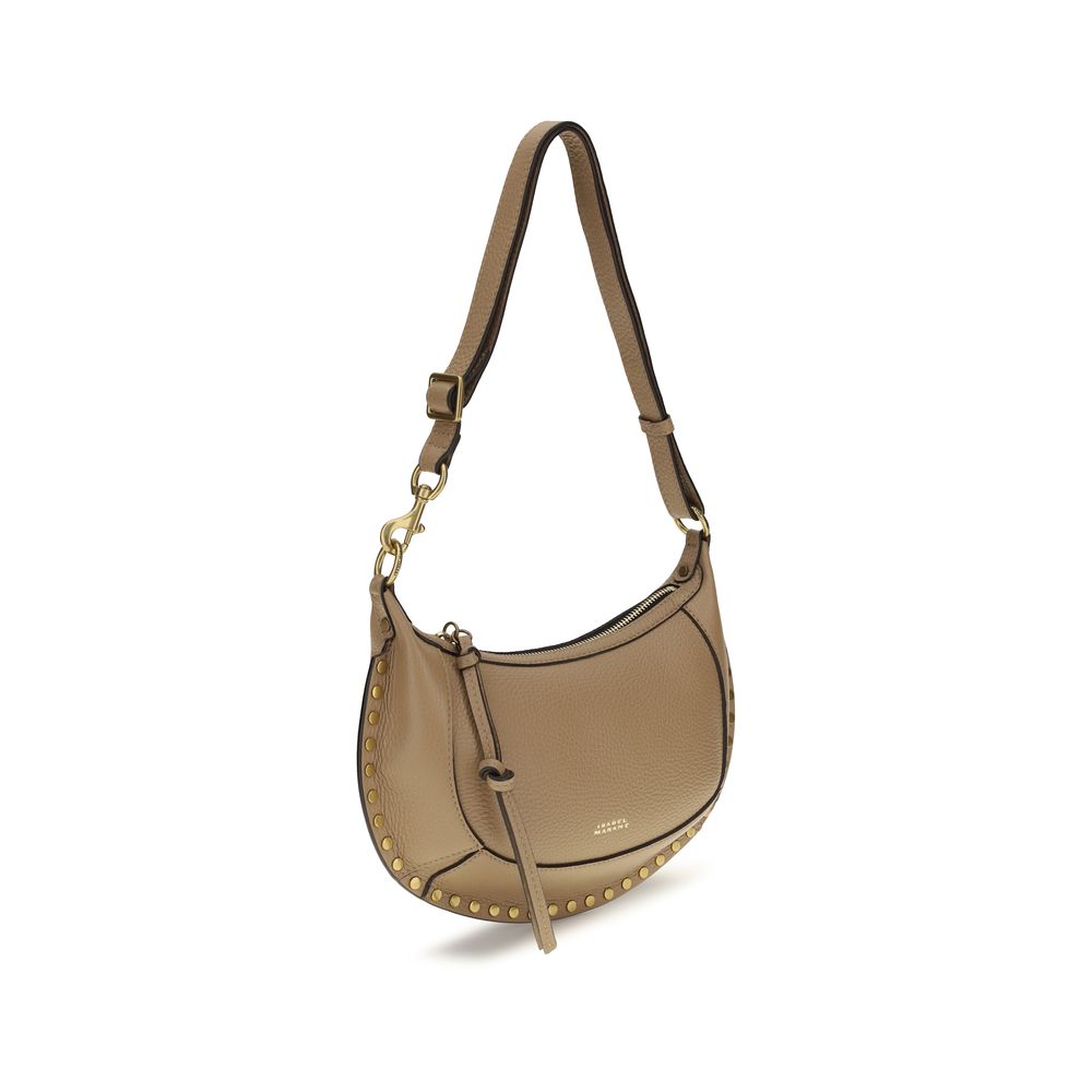 Beige Calf Leather Bos Taurus Shoulder Bag