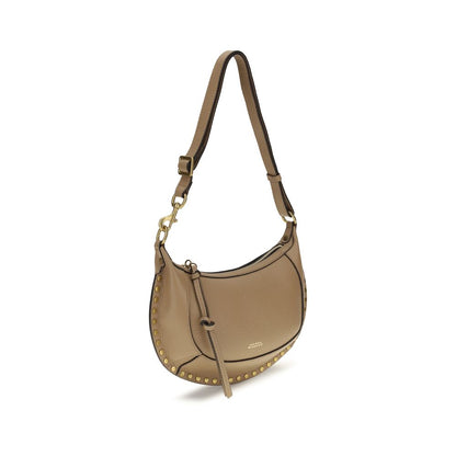 Beige Calf Leather Bos Taurus Shoulder Bag