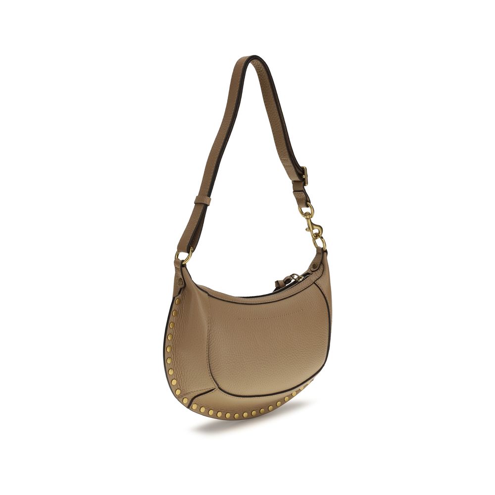 Beige Calf Leather Bos Taurus Shoulder Bag