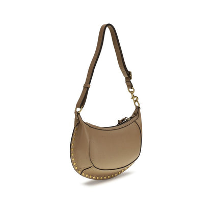 Beige Calf Leather Bos Taurus Shoulder Bag