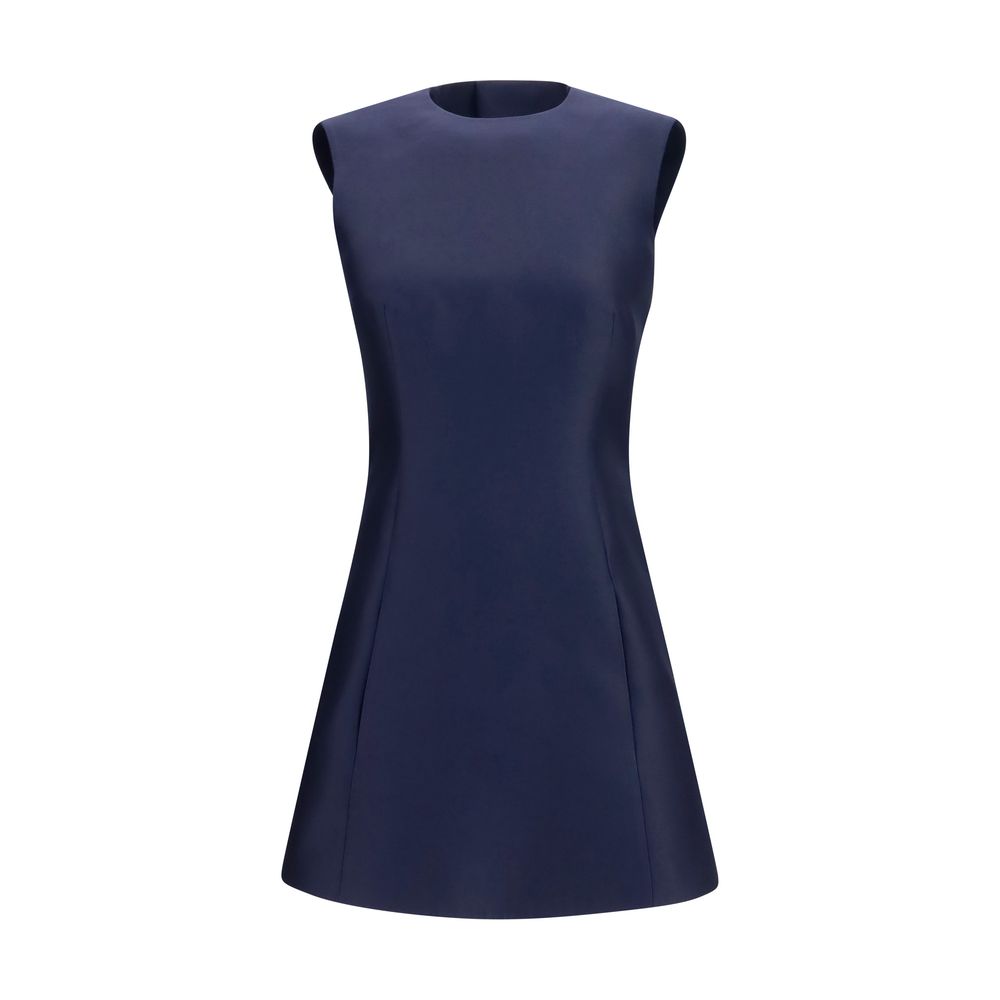 Blue Wool Oves Aries Casual Dress