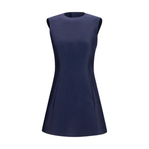 Blue Wool Oves Aries Casual Dress
