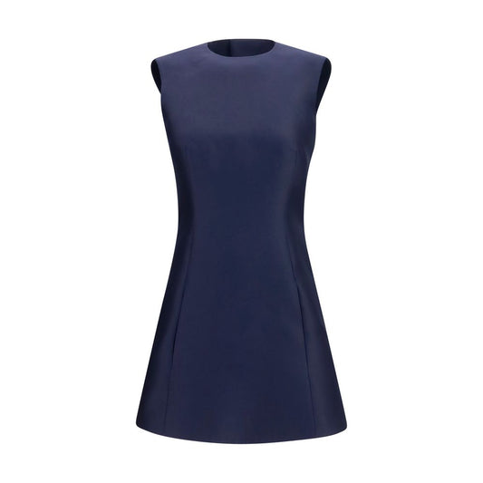Blue Wool Oves Aries Casual Dress