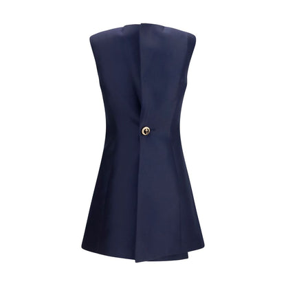 Blue Wool Oves Aries Casual Dress