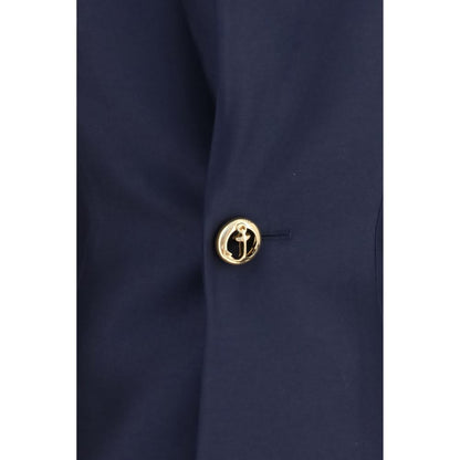 Blue Wool Oves Aries Casual Dress