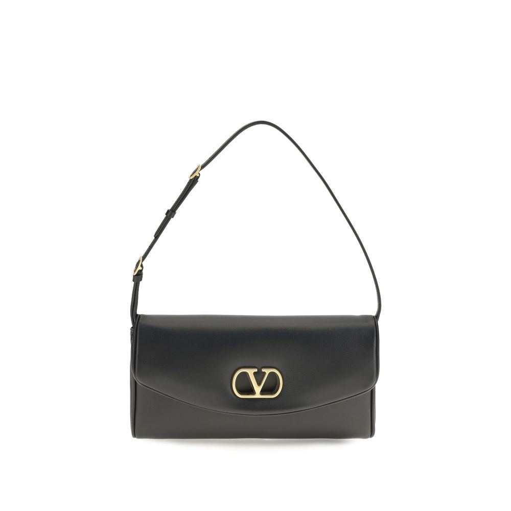 Black Calf Leather Bos Taurus Shoulder Bag