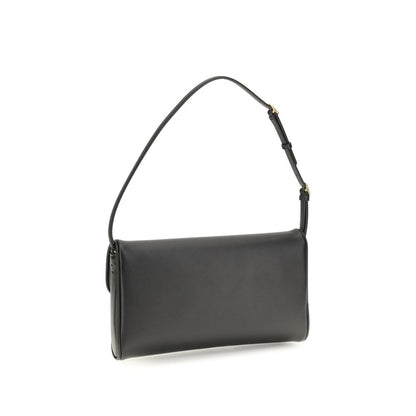 Black Calf Leather Bos Taurus Shoulder Bag