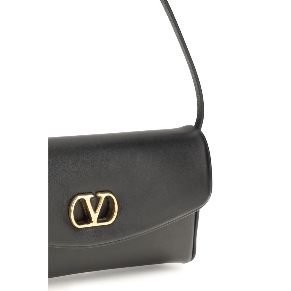 Black Calf Leather Bos Taurus Shoulder Bag