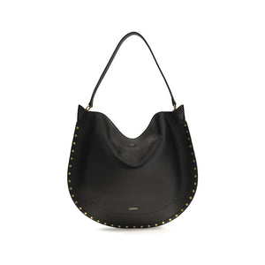 Black Calf Leather Bos Taurus Shoulder Bag