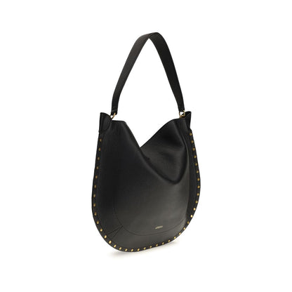 Black Calf Leather Bos Taurus Shoulder Bag