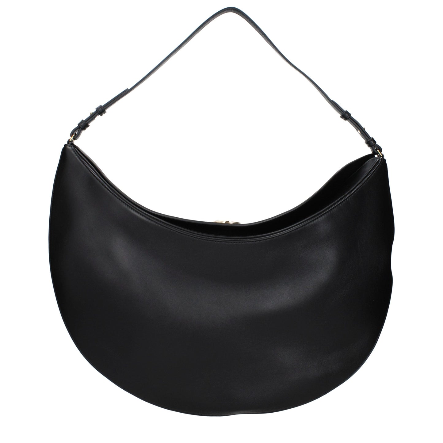 Black Leather Shoulder Bag