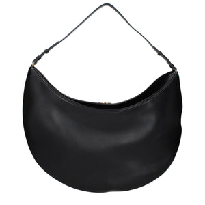 Black Leather Shoulder Bag