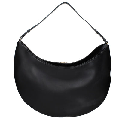 Black Leather Shoulder Bag