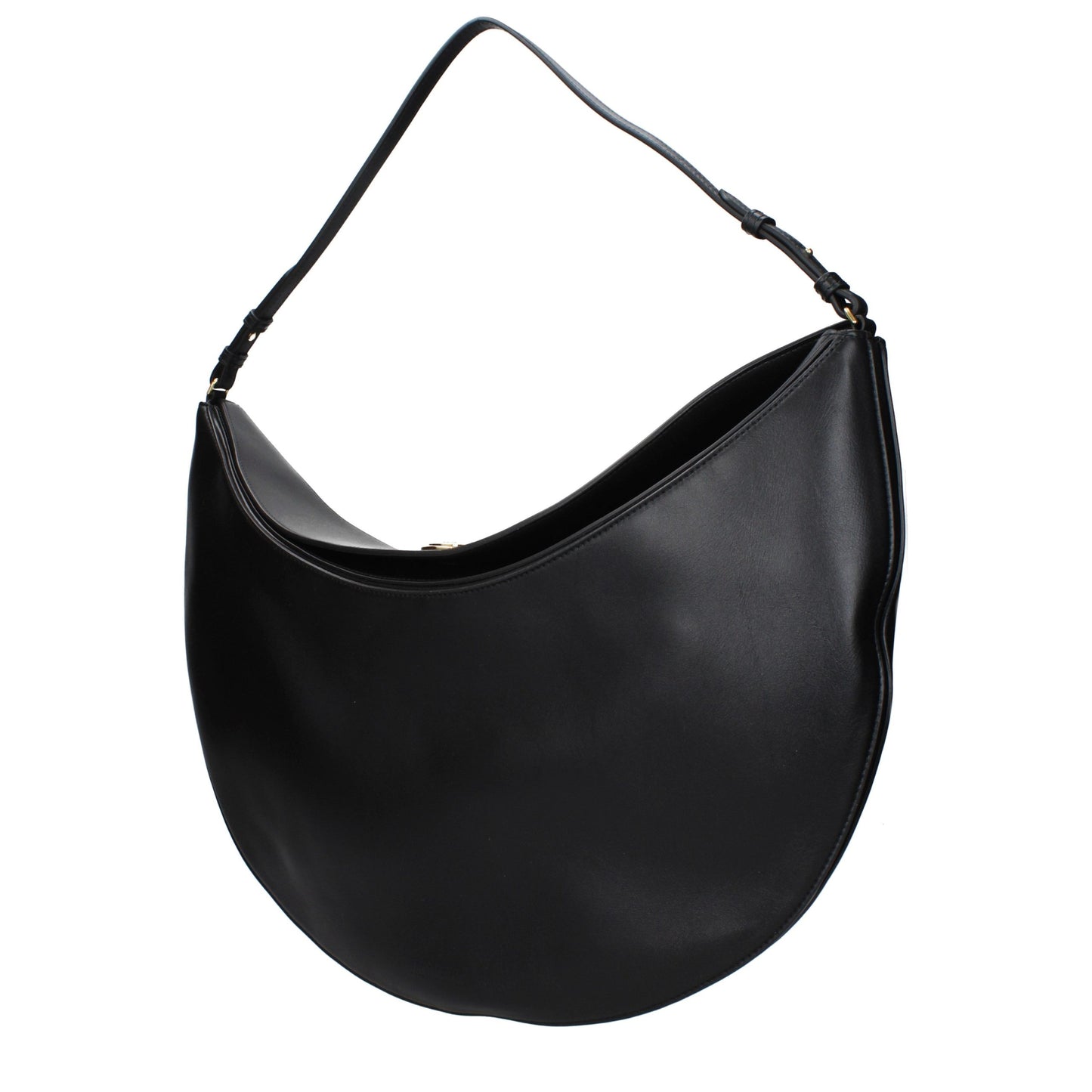 Black Leather Shoulder Bag