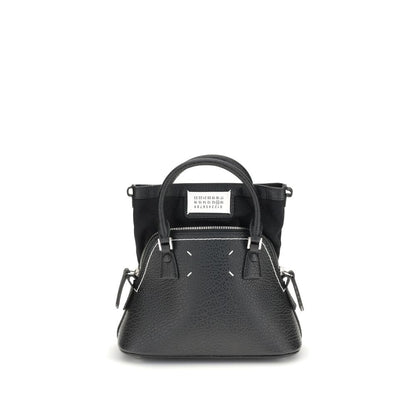 Black Calf Leather Bos Taurus Handbag