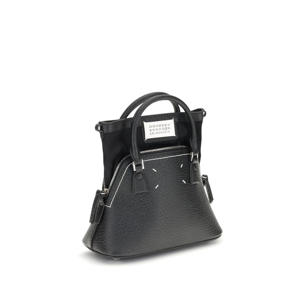 Black Calf Leather Bos Taurus Handbag