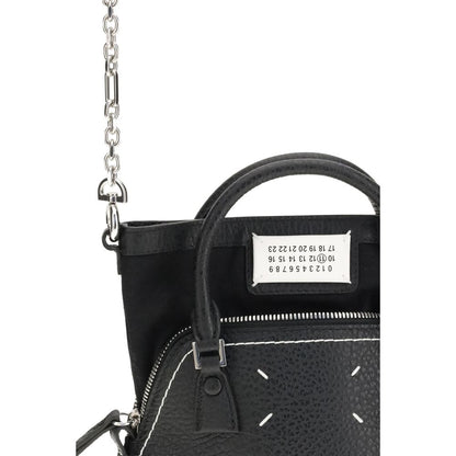 Black Calf Leather Bos Taurus Handbag