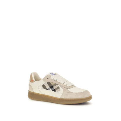 Beige Calf Leather Bos Taurus Sneakers