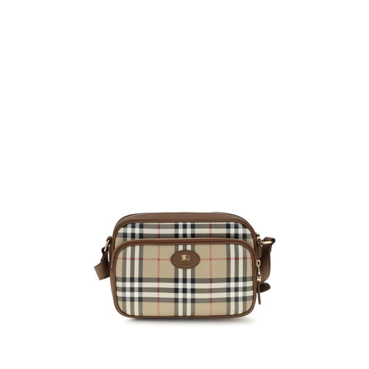 Beige Cotton Shoulder Bag