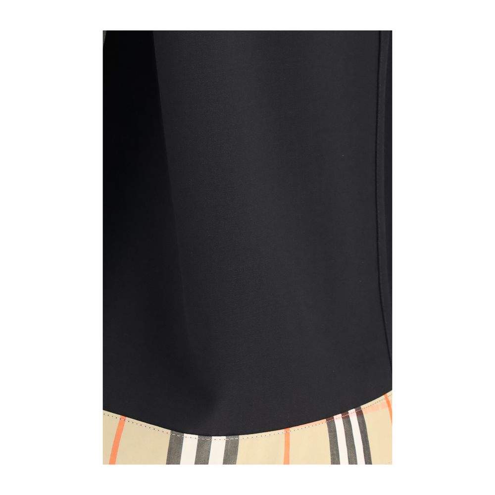Black Wool Oves Aries Midi Skirt