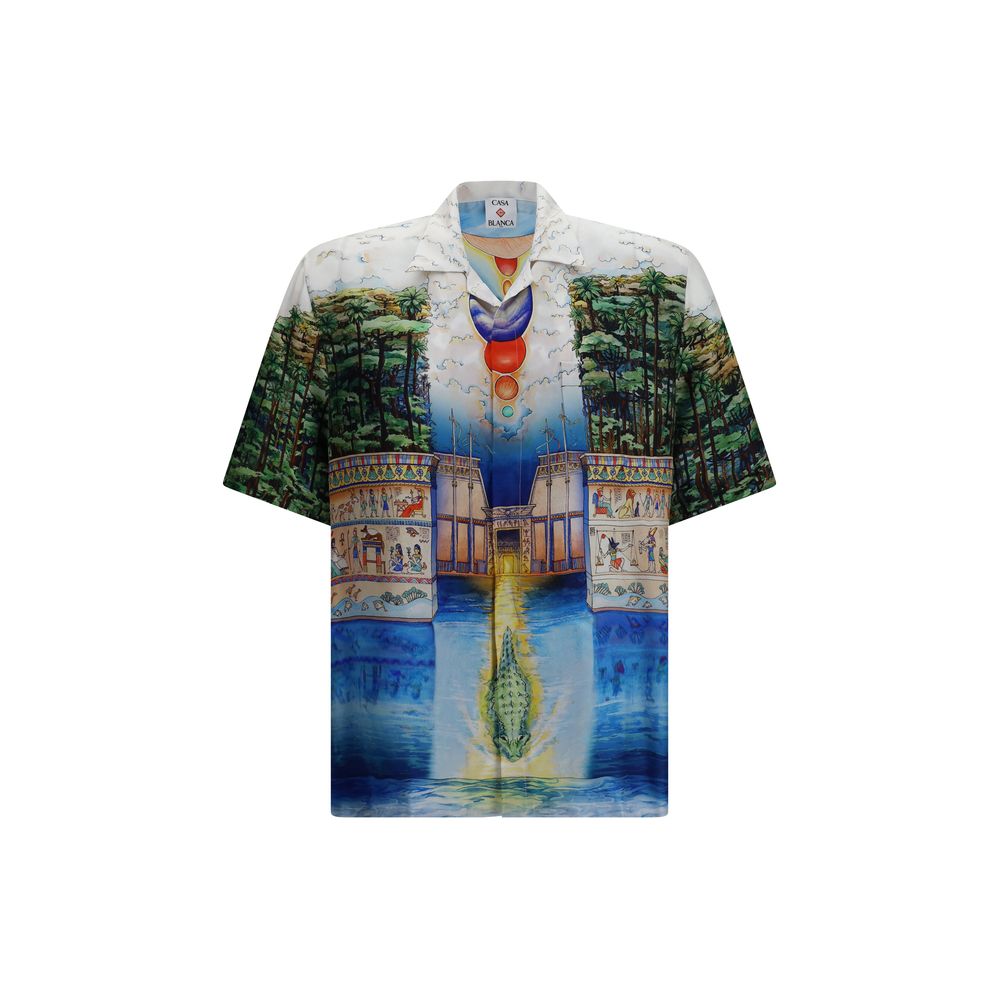 Multicolor Silk Pattern Shirt