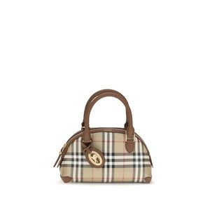 Beige Canvas Handbag