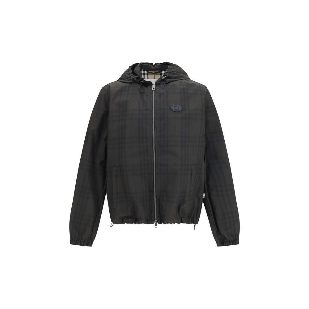 Brown Cotton Shell Jacket