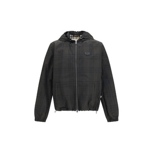 Brown Cotton Shell Jacket