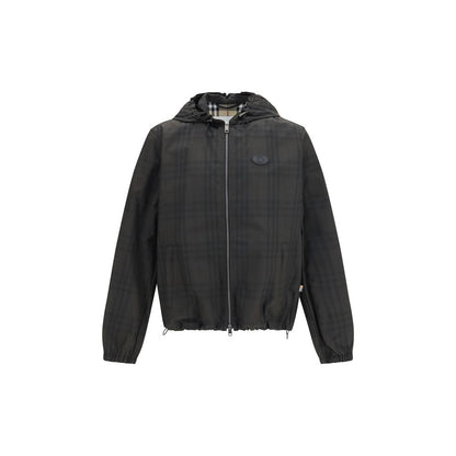 Brown Cotton Shell Jacket