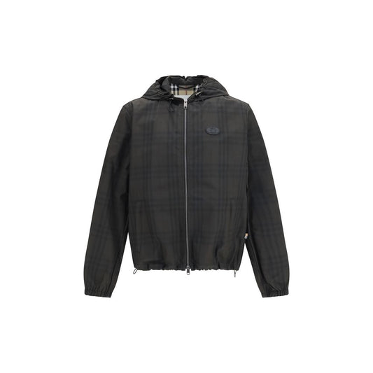 Brown Cotton Shell Jacket