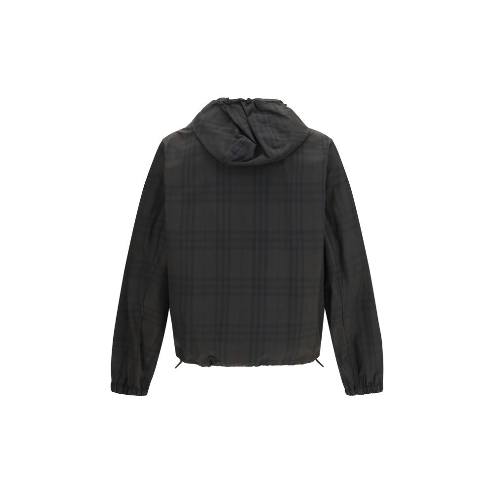 Brown Cotton Shell Jacket