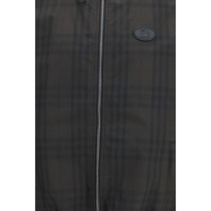 Brown Cotton Shell Jacket