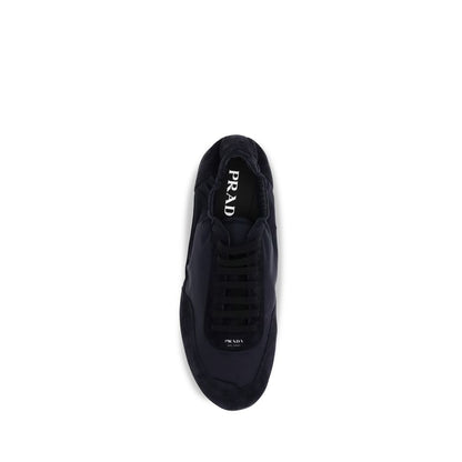 Blue Rubber Athletic Sneakers