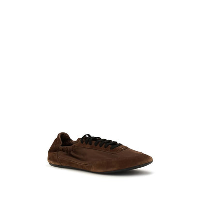 Brown Rubber Athletic Sneakers