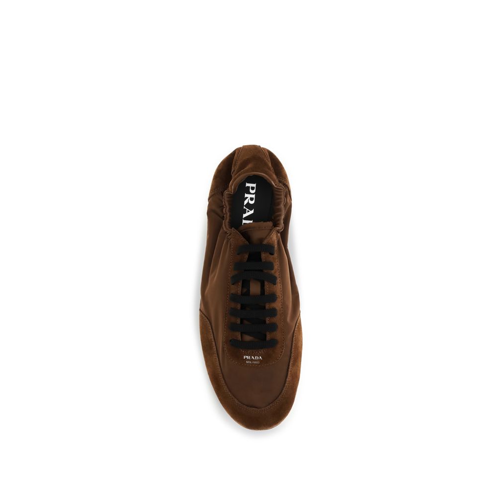 Brown Rubber Athletic Sneakers