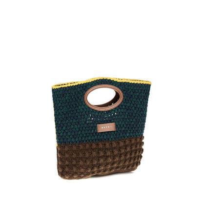 Multicolor Wool Oves Aries Handbag