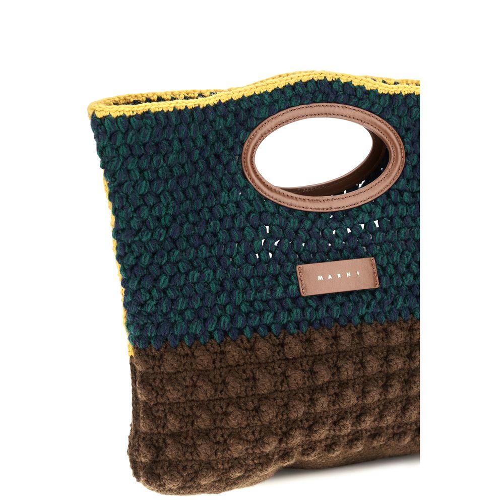 Multicolor Wool Oves Aries Handbag