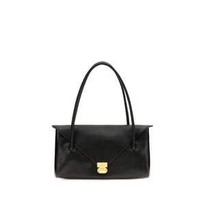 Black Calf Leather Bos Taurus Shoulder Bag