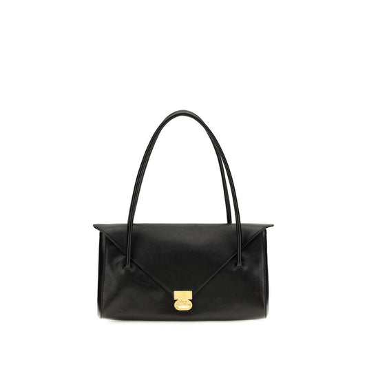 Black Calf Leather Bos Taurus Shoulder Bag