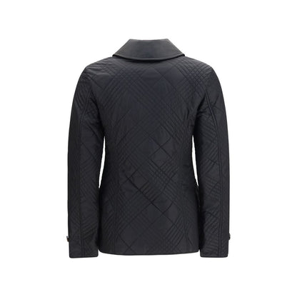 Black Polyamide Full-Length Jacket