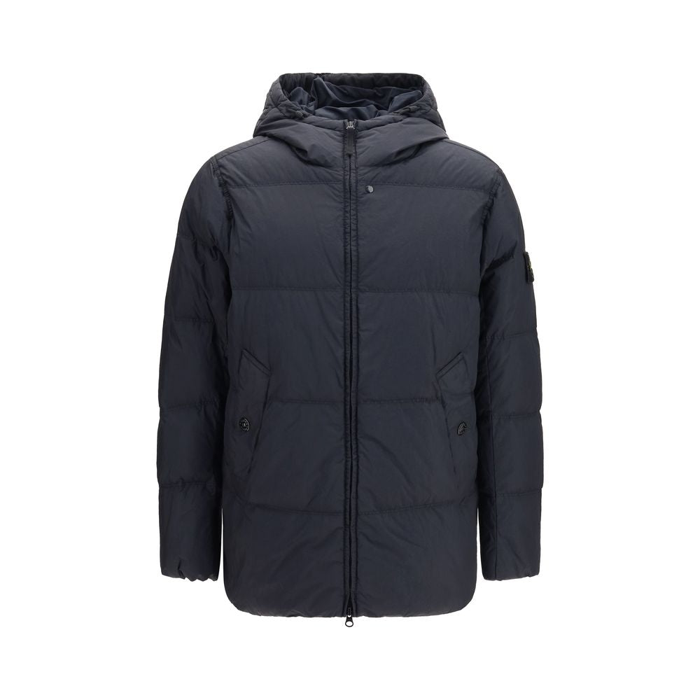 Blue Goose Down Full-Length Jacket