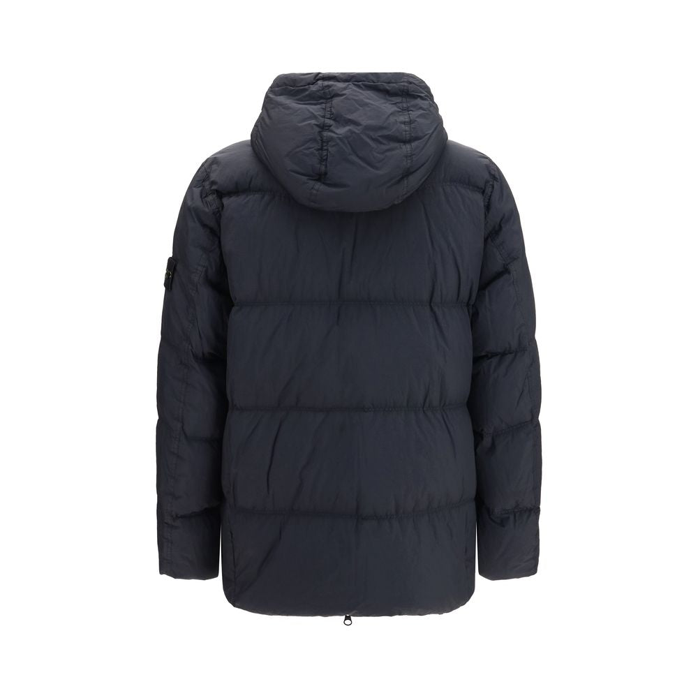 Blue Goose Down Full-Length Jacket