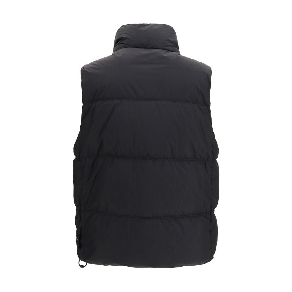 Black Goose Down Sleeveless Jacket