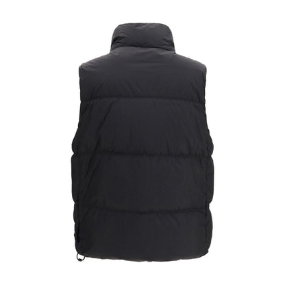 Black Goose Down Sleeveless Jacket