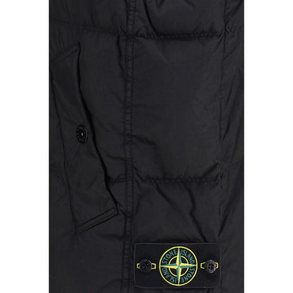 Black Goose Down Sleeveless Jacket