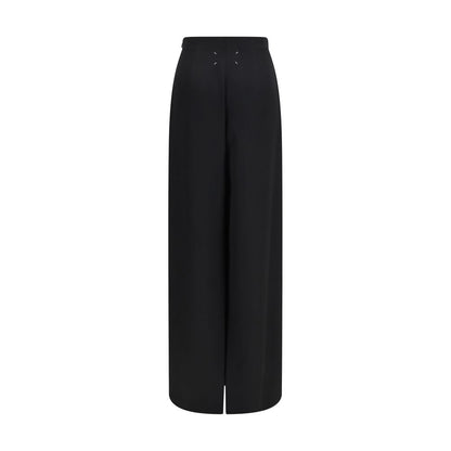 Black Wool Oves Aries Long Skirt