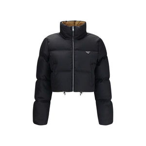 Black Goose Down Full-Length Jacket