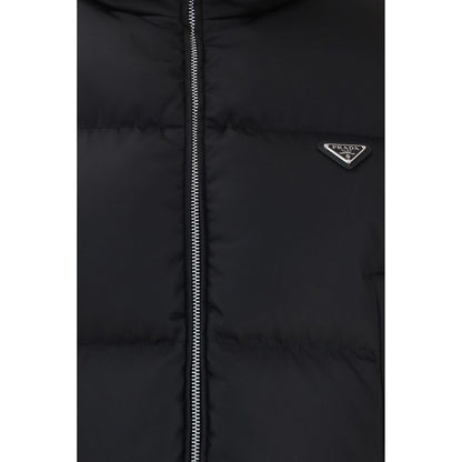 Black Goose Down Full-Length Jacket