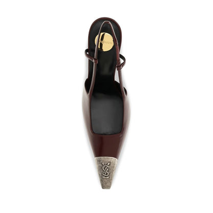 Bordeaux Calf Leather Bos Taurus High Heel Pumps