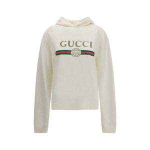 White Cotton Sweatshirt